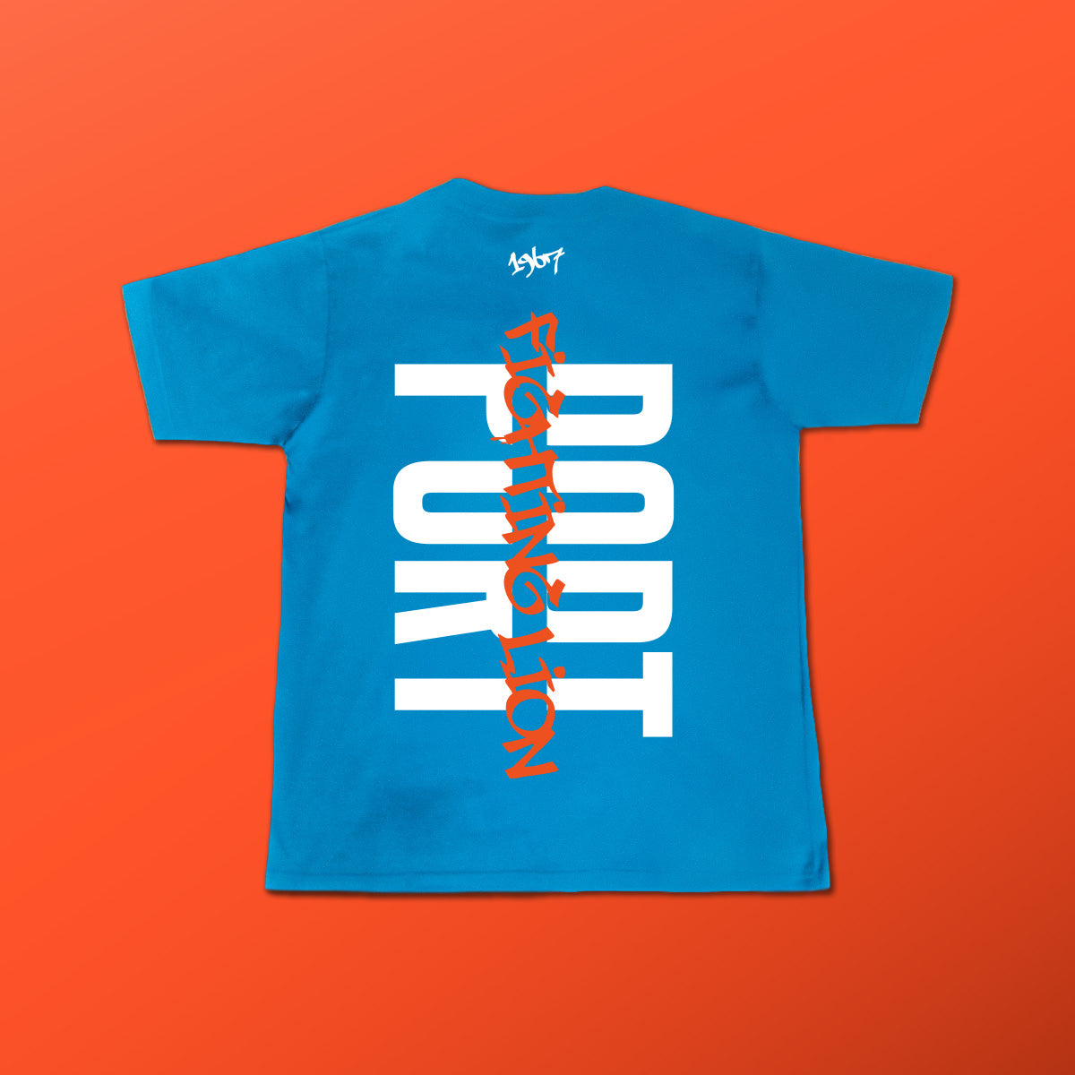 WE ARE PORT TEE - RETRO BLUE